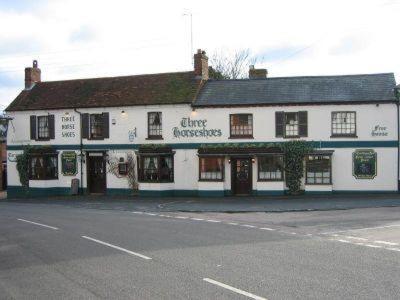 The Three Horseshoes Drayton Parslow Bagian luar foto